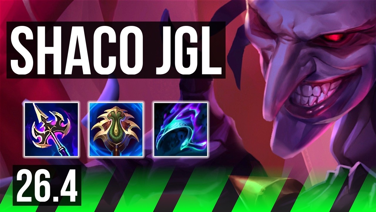 SHACO vs DR. MUNDO (JGL) | 52K damage | EUW Master | 26.4