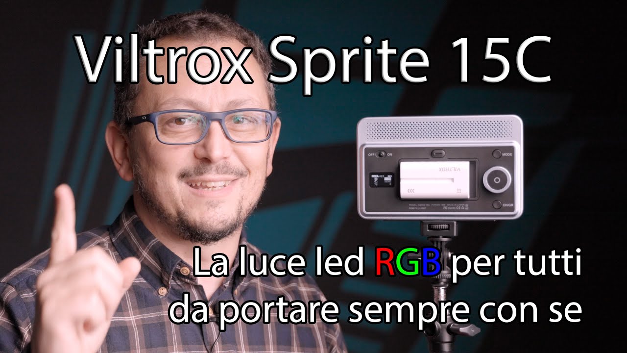 La luce led a batteria CCT RGB per tutti da portare ovunque - Viltrox Sprite 15c