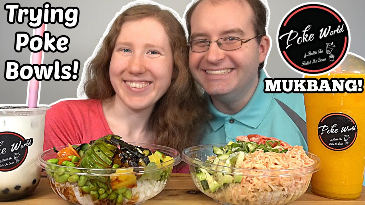 POKE BOWL MUKBANG!