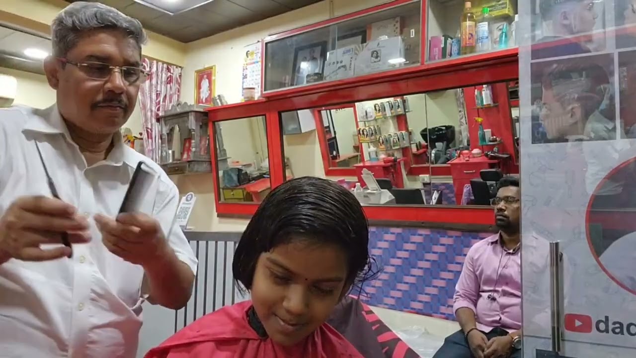 Girls #haircut/How To Best  short girls haircut [2026]Extremely Best Baby haircut/daddy barber 