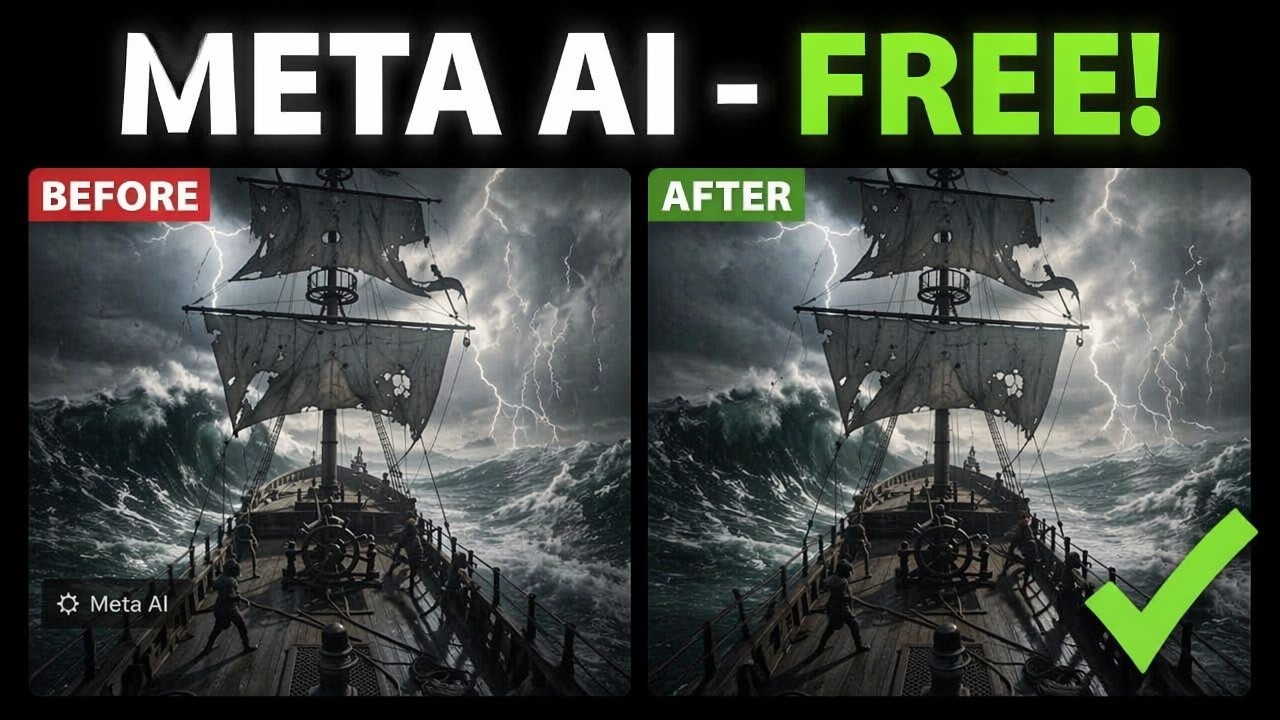 How to remove watermark from Meta Ai video FREE | 100% working