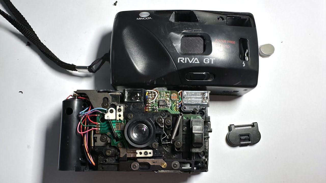 MINOLTA RIVA GT 35mm Film Camera Teardown