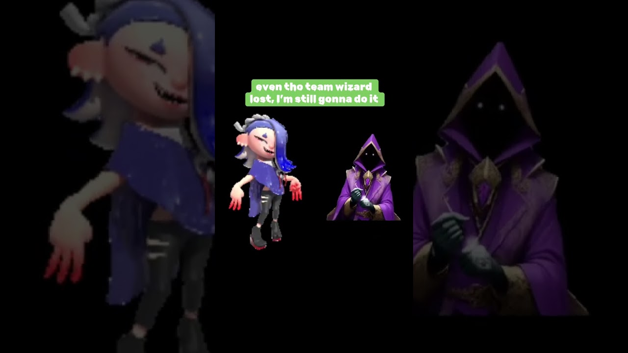 spinning shiver and wizard (splatoween 2024 bonus) #splatoon #splatoon3 #shorts