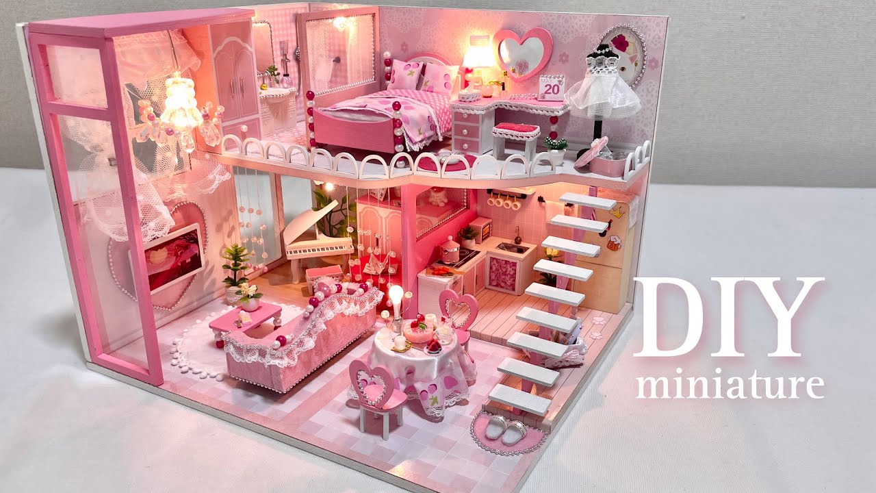DIY Miniature Dollhouse Kit 