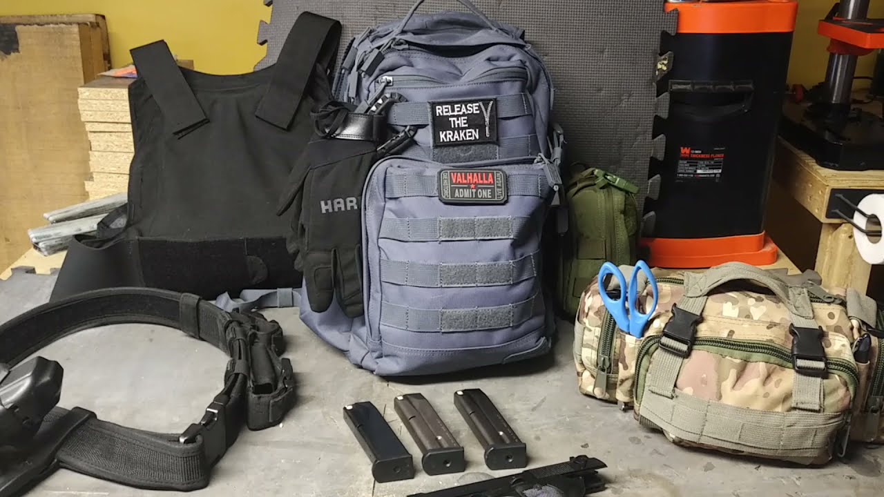 Duty Gear of an Armed Security Officer