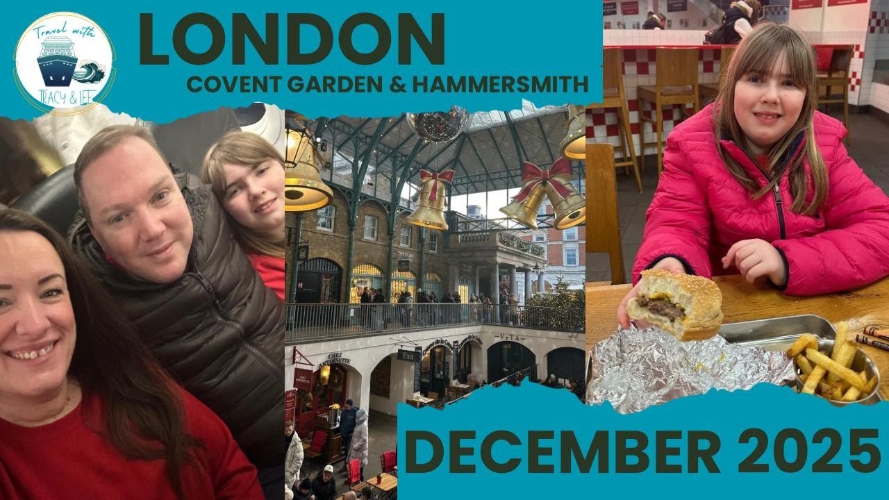 London December 2025 Vlog Part One - Covent Garden, Oxford Street and Hammersmith