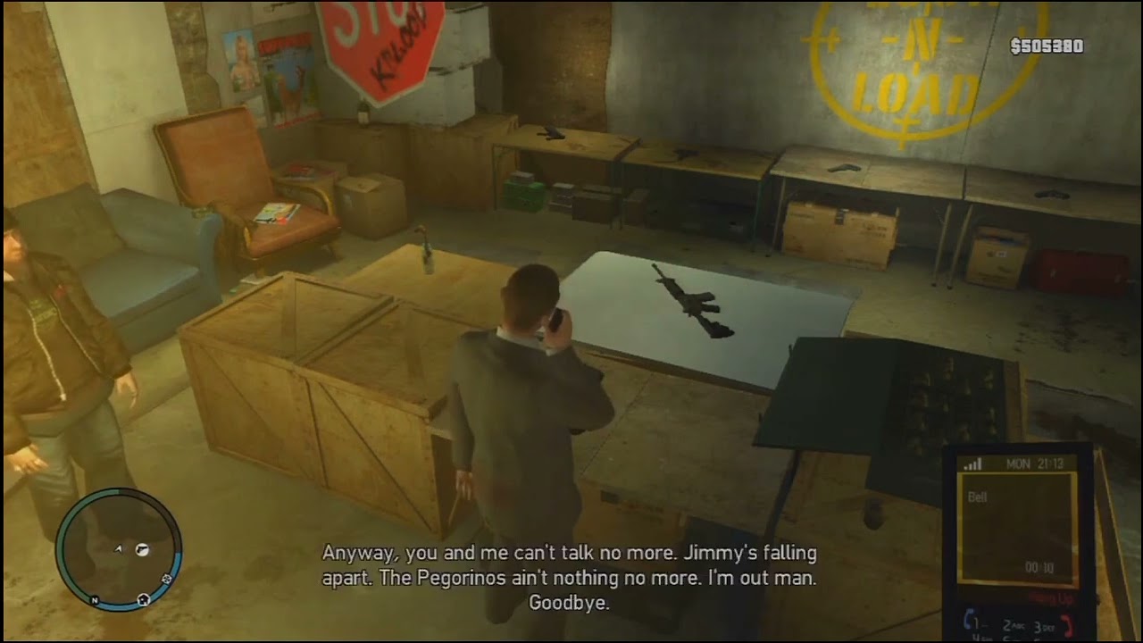 Phil Bell's final phone call in GTA IV (A Dish Served Cold)