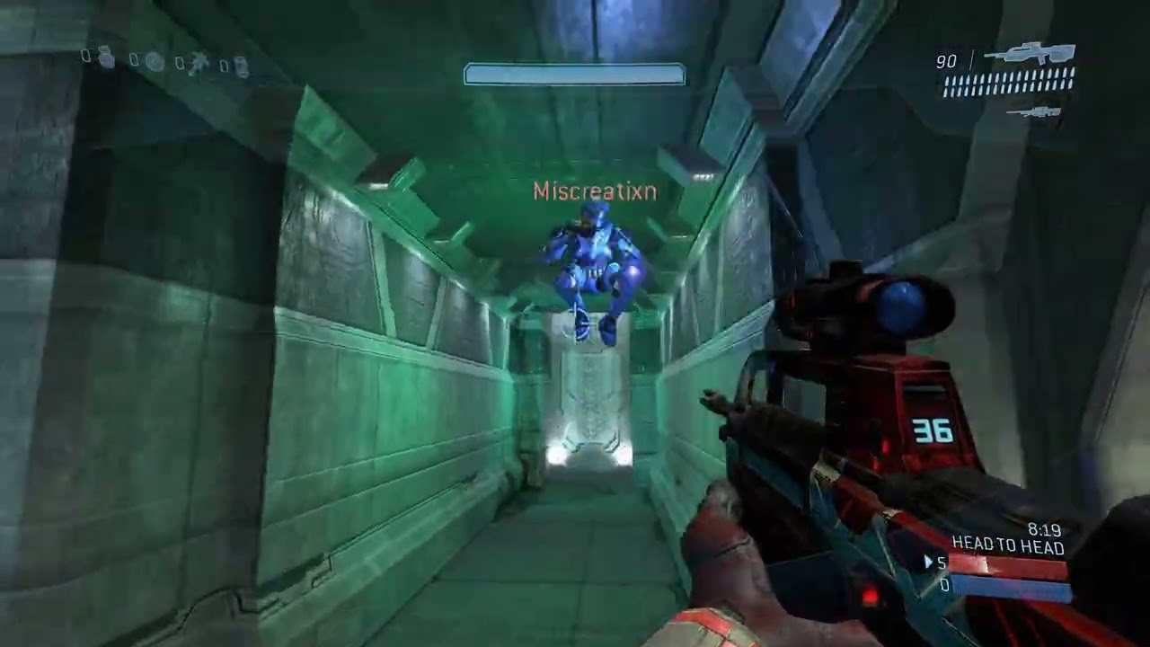 perfecting my halo 3 1v1 skills... literally