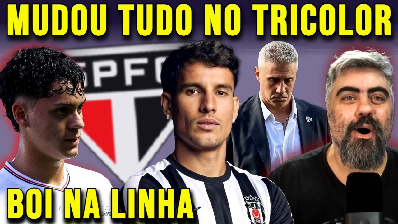 MUDOU TUDO SIM!!! SPFC TEM REVIRAVOLTA HISTÓRICA E TORCIDA ESTÁ AGITADA! SÃO PAULO AGORA DECIDE TUDO