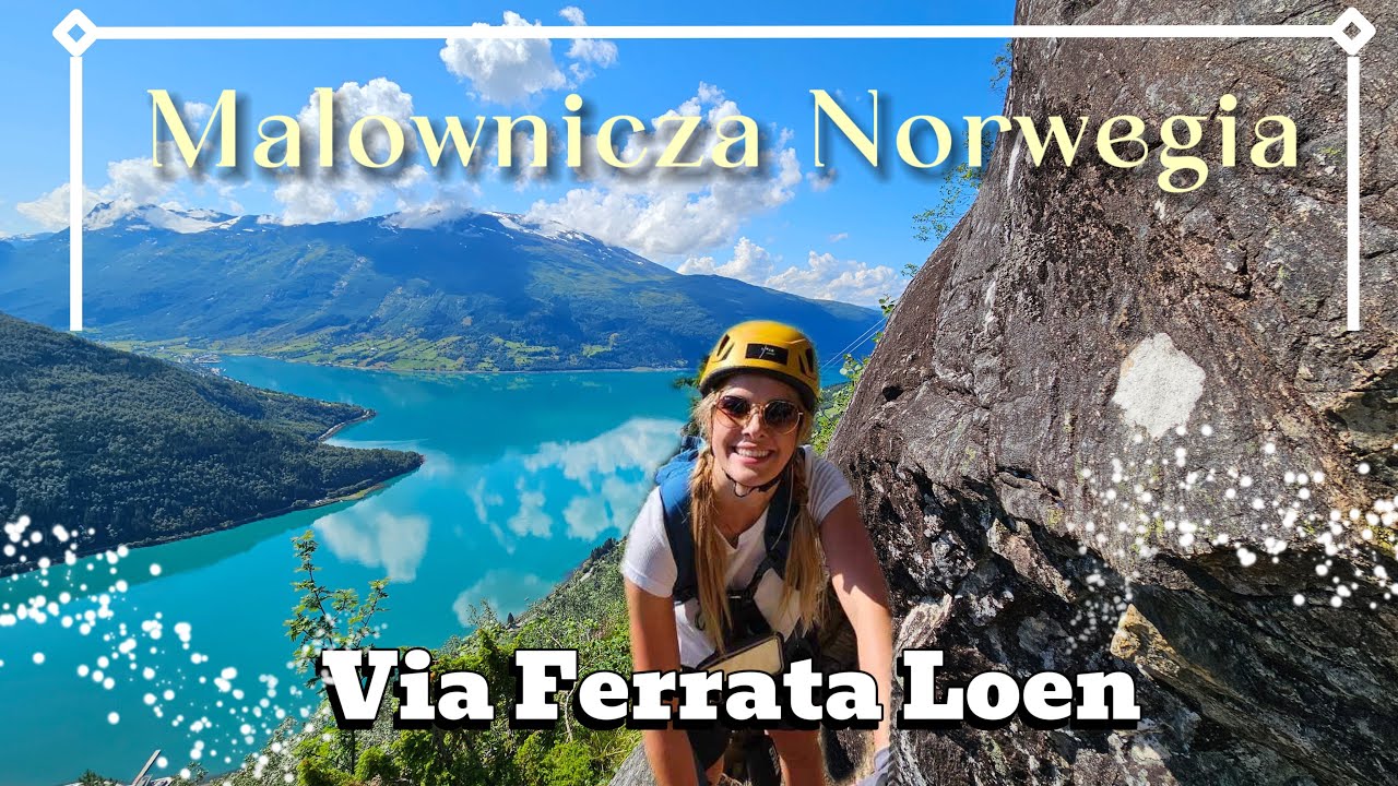 PRZEJŚCIE PO LINIE NAD PRZEPAŚCIĄ || ŻELAZNA DROGA W LOEN || VIA FERRATA W NORWEGII ||
