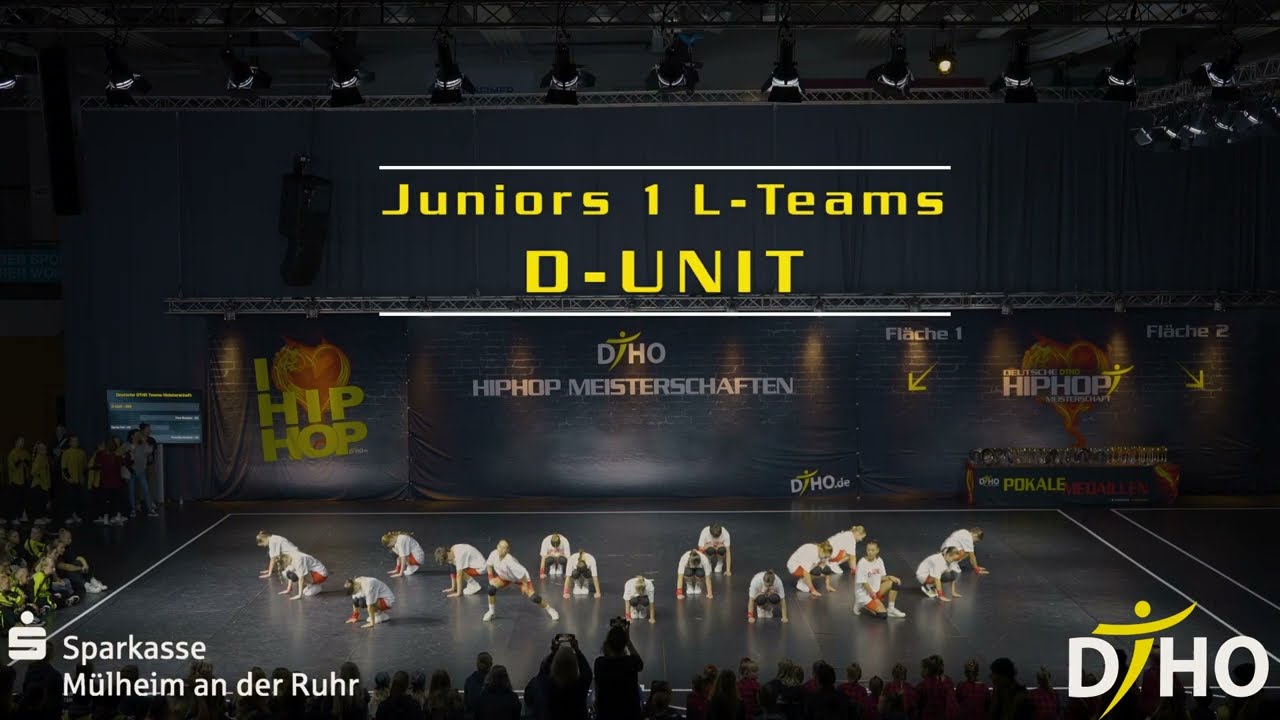 D-Unit- Bewegungskombinat e.V. | 6. Platz- Juniors 1 L-Teams A-Reihe HipHop