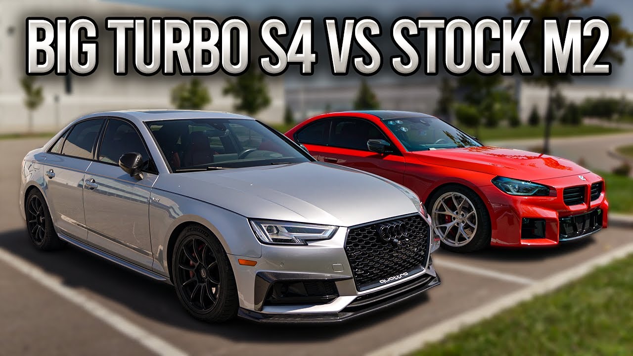 Stage 3 B9 Audi S4 vs Stock G87 BMW M2! GREAT RESULTS!