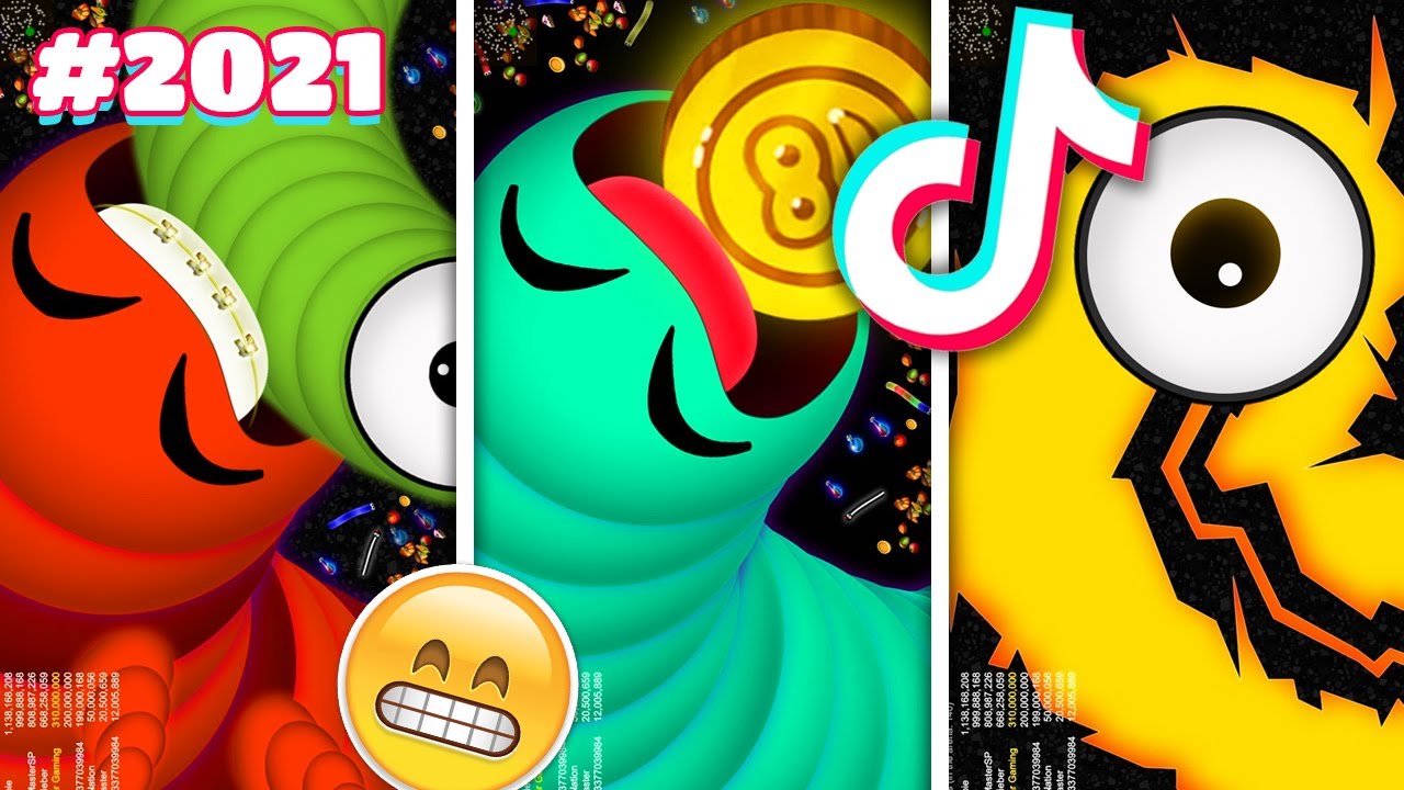TikTok Cacing WormsZone.io Viral Video Terbaru (Best TikTok Worms Zone io Gameplay Compilation) #27