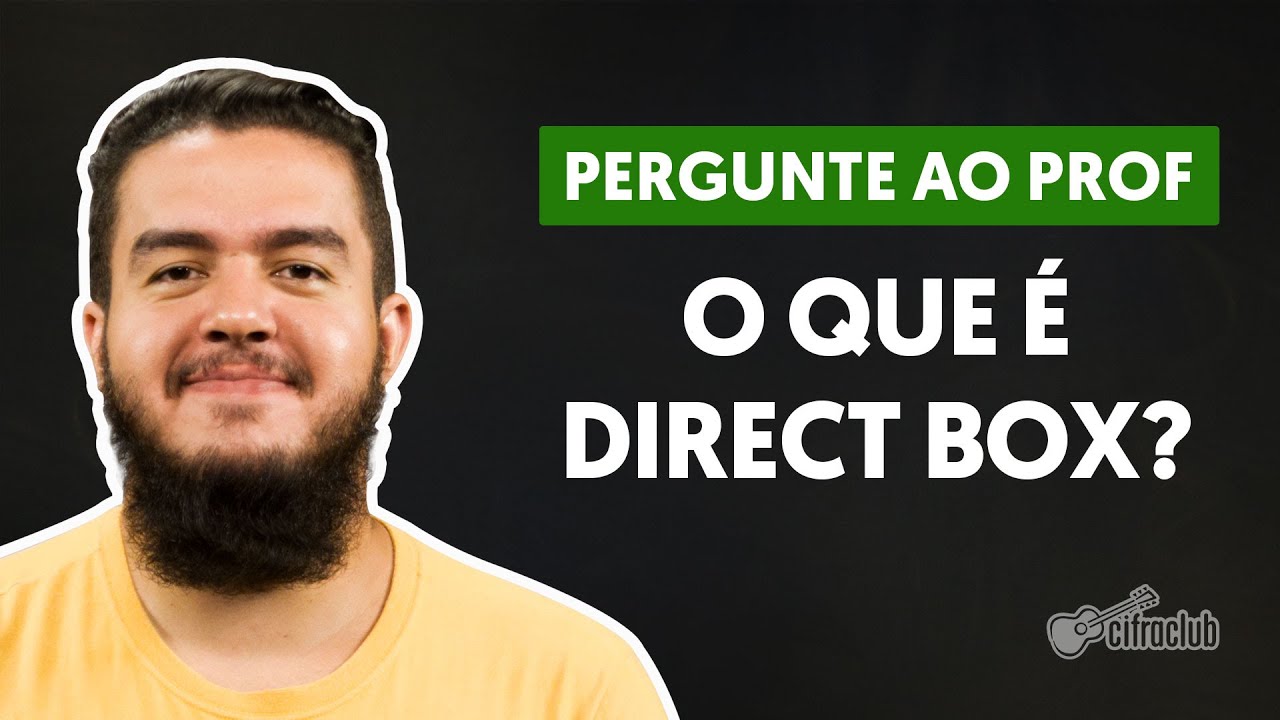 Pra que serve um direct box? | Pergunte ao Professor