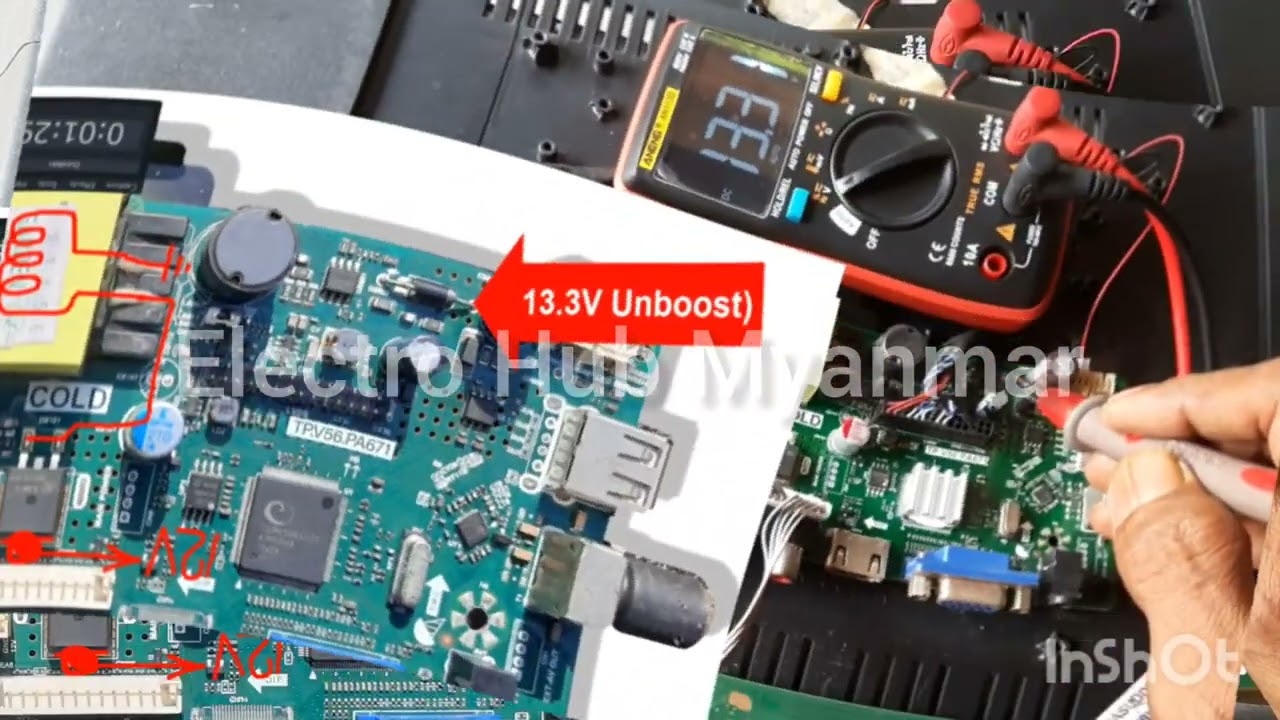 No power ဖြစ်နေတဲ့ led tv ကို ဘယ်လိုပြုပြင်အဖြေရှာကြမလဲ