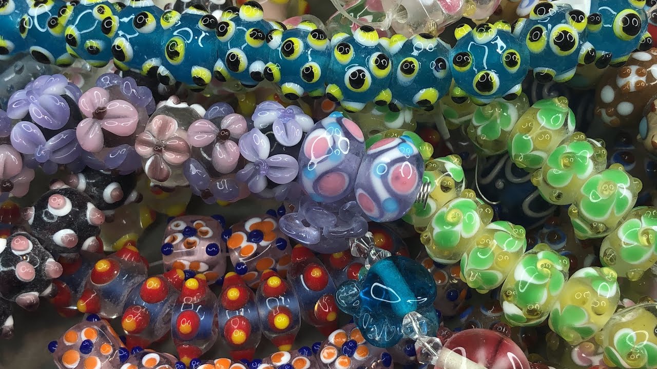 Large Lamp Work Glass Bead Haul Unboxing!!