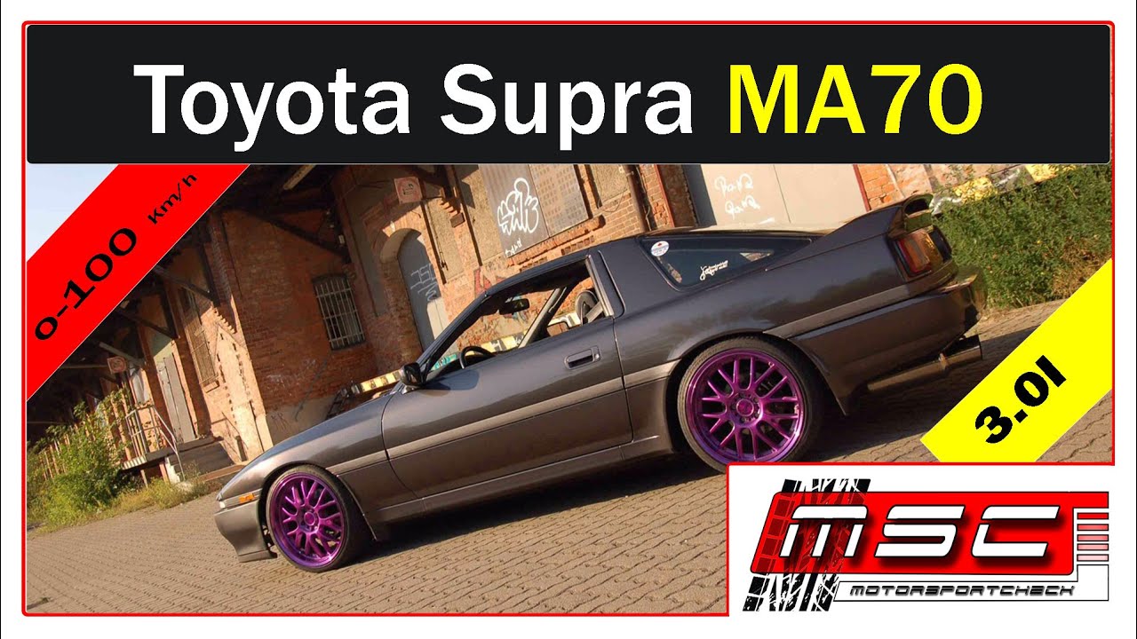 Toyota Supra MA70 MK3 0-100 100-200 by motorsportcheck