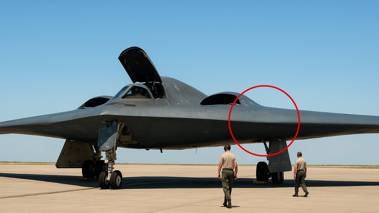 Жизнь внутри крыла бомбардировщика-невидимки B-2?