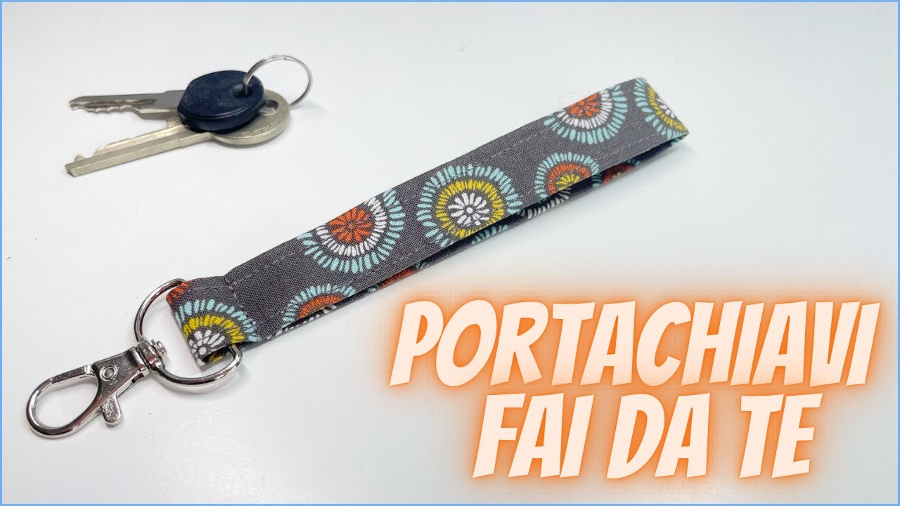 Portachiavi di stoffa fai da te