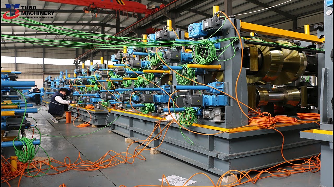 ERW100X100 Direct Forming to Square Tube Mill