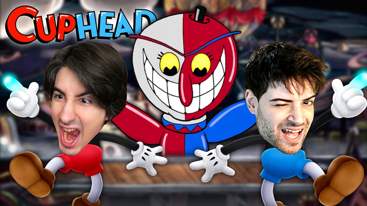 BLAZI usa i TRUCCHI contro il CLOWN di CUPHEAD (imperdonabile) 😱 Gioseph e Blaziken68 Co-Op Parte 3