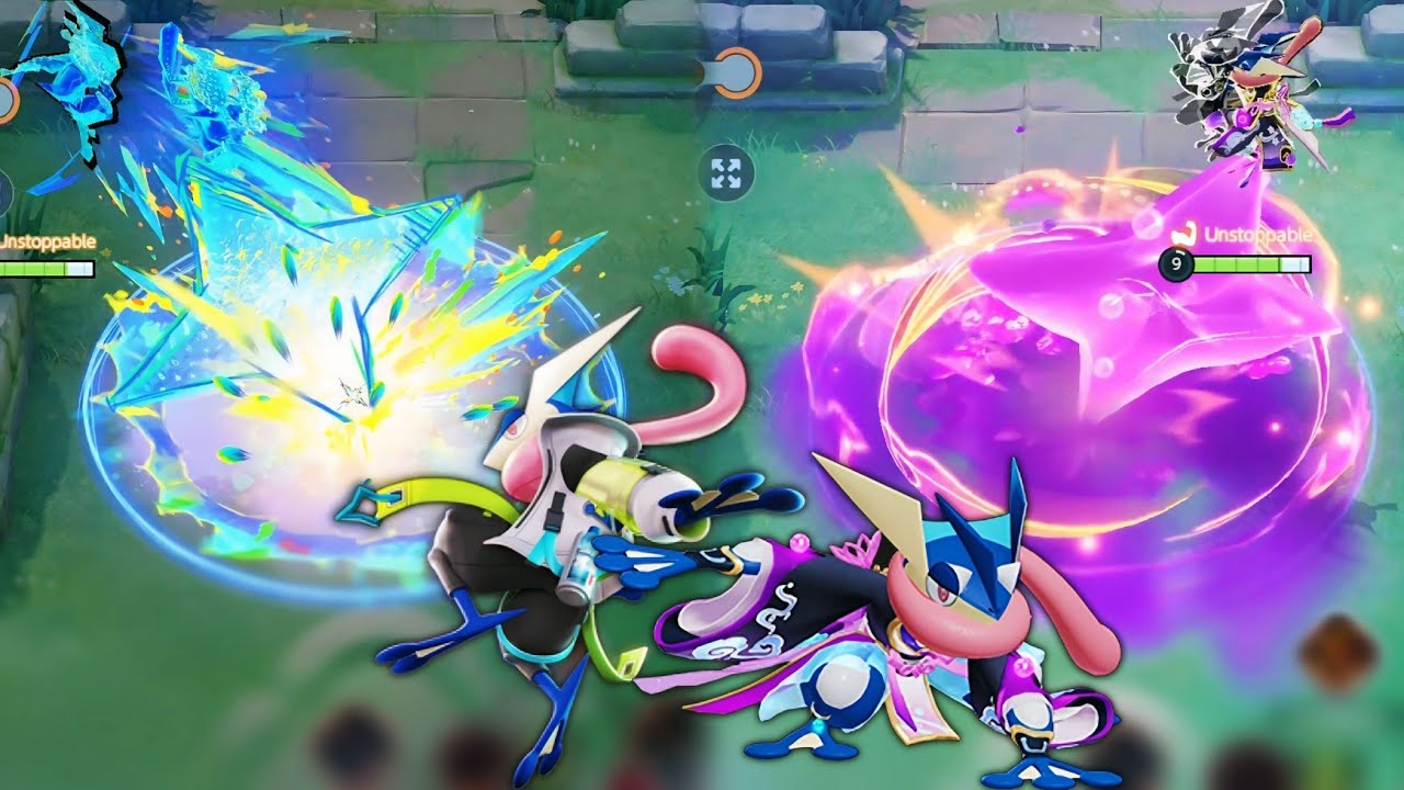 Greninja Neo Street vs Fairy-Tale Style Holowear Comparison - Pokémon Unite