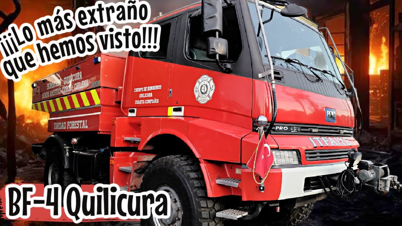 BF-4 Quilicura Camión de Bomberos para Incendios Forestales