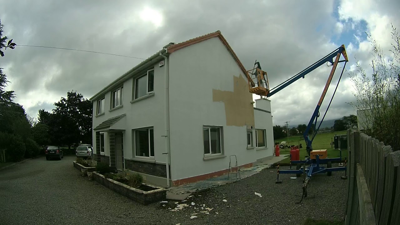 Chris Painting cherry picker