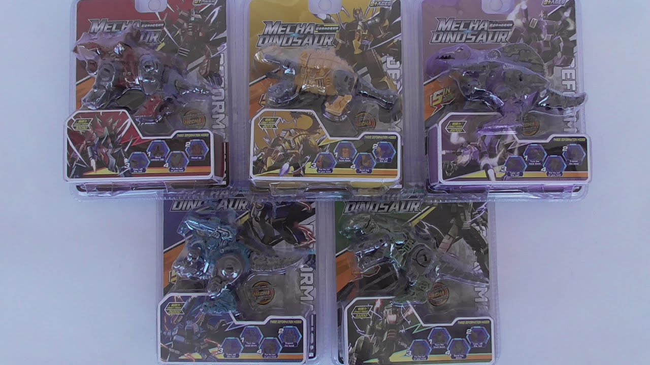 Mecha Dinosaur 5 in 1 หุ่นยนต์แปลงร่างไดโนเสาร์