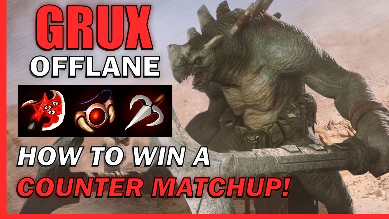 How to PLAY GRUX OFFLANE WELL aganist a STEEL COUNTER PICK! - Predecessor Commentary Gameplay