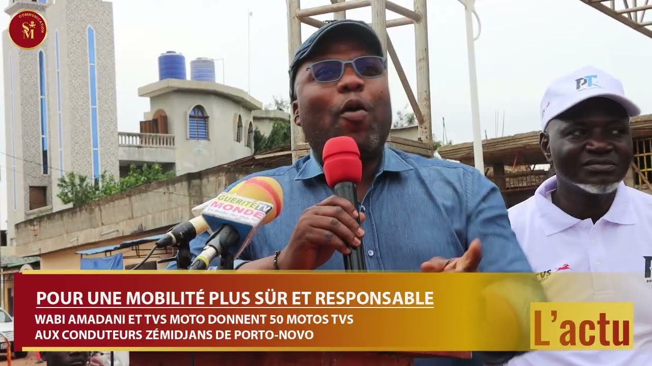POUR UNE MOBILITÉ SÛR ET RESPONSABLE || WABI AMADANI ET TVS MOTO...