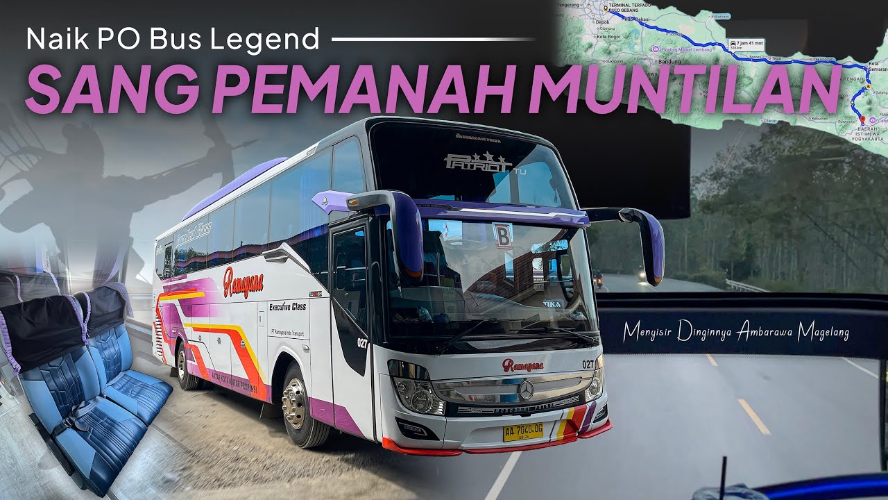 NAIK BUS LEGENDARIS! TERNYATA MASIH NYAMAN ⭐️ | Trip Report Bus Ramayana