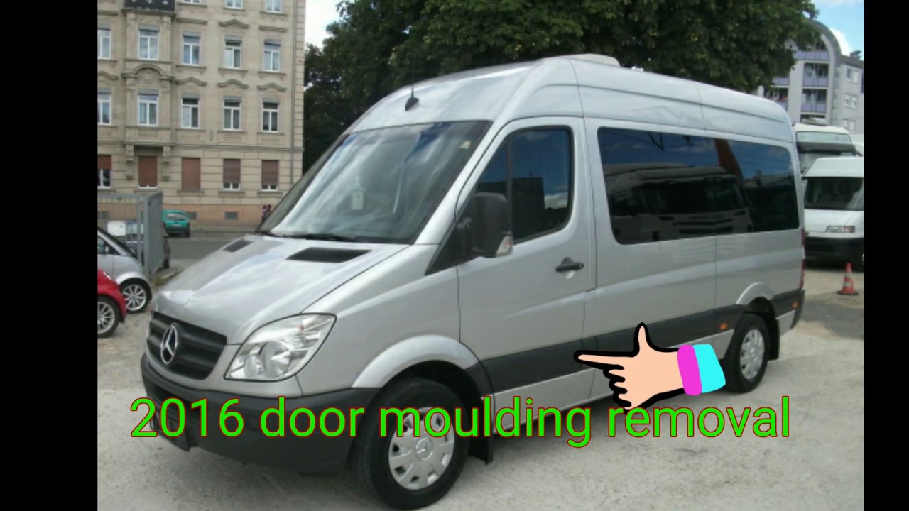 2016 Mercedes Sprinter door moulding removal tip