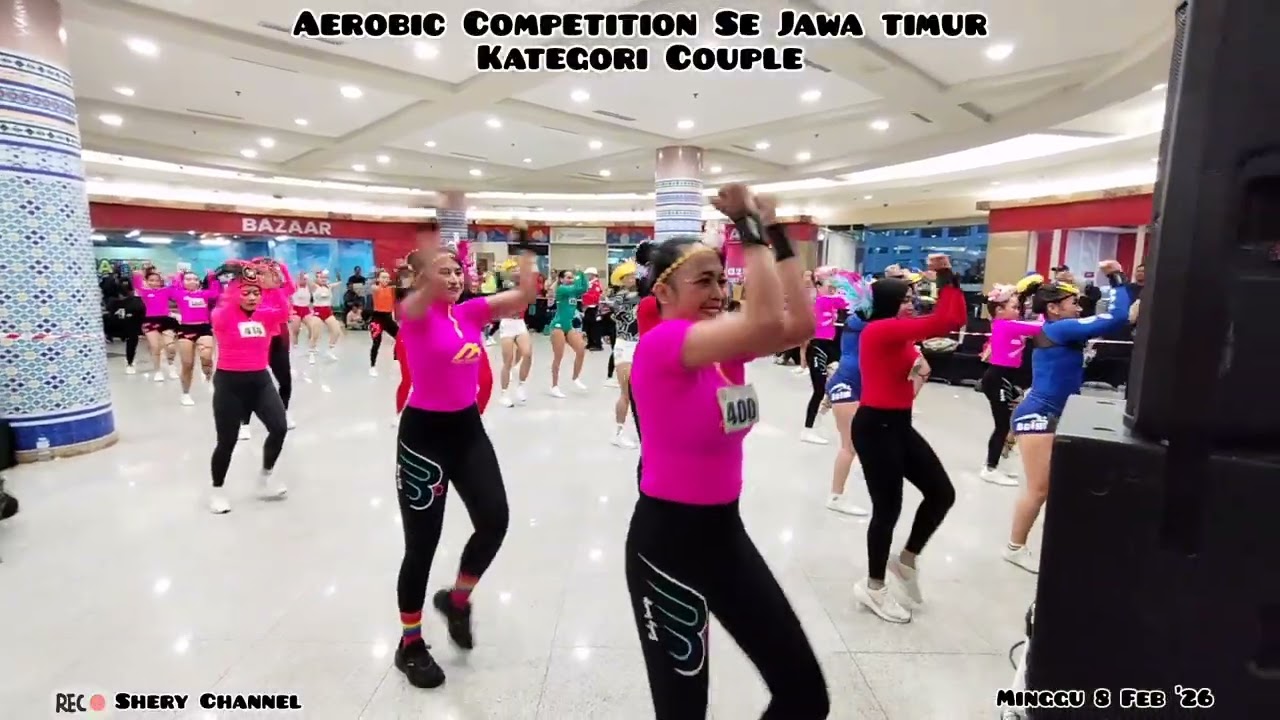 Aerobic competition se jatim kategori Couple | Royal Plaza Mall Surabaya | Shery Channel