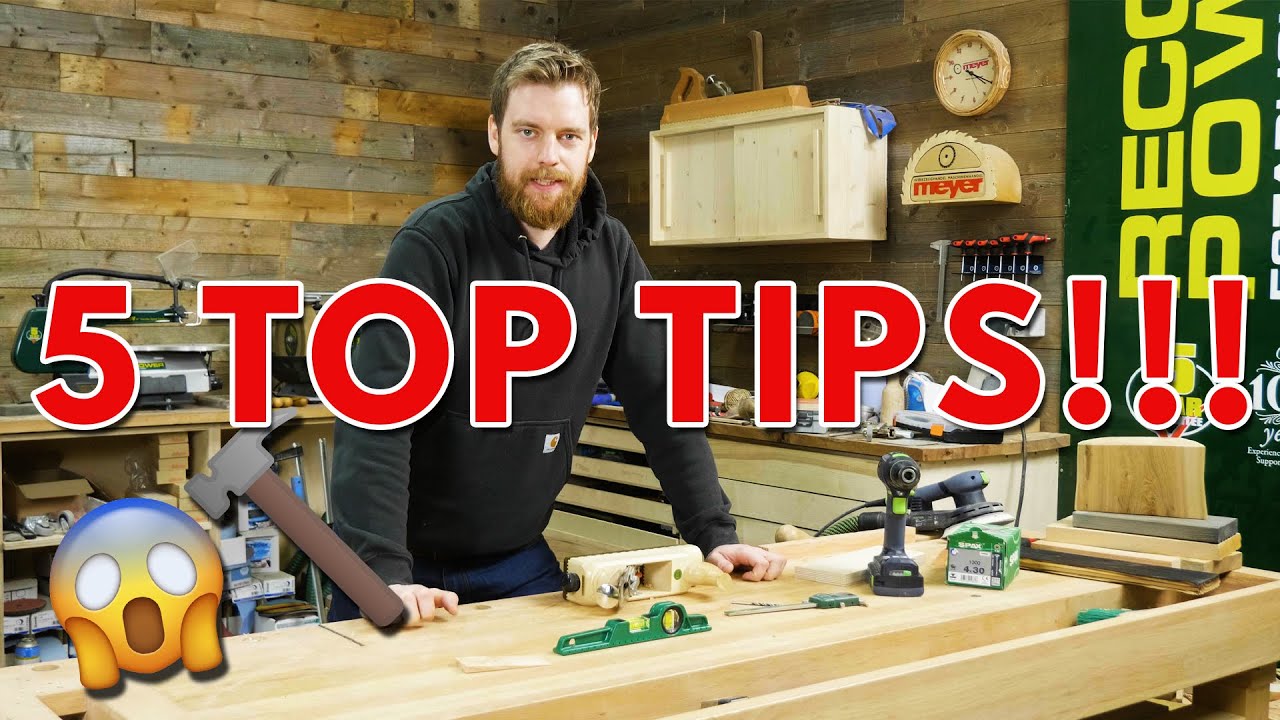 Diese 5 Tricks muss jeder kennen!!! Siemens-Lufthaken, Japanhobel und mehr Handwerker Geheimnisse