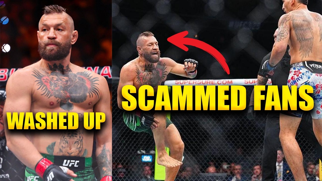 Конор Макгрегор только что сдался в бою с Максом Холлоуэем на UFC 329