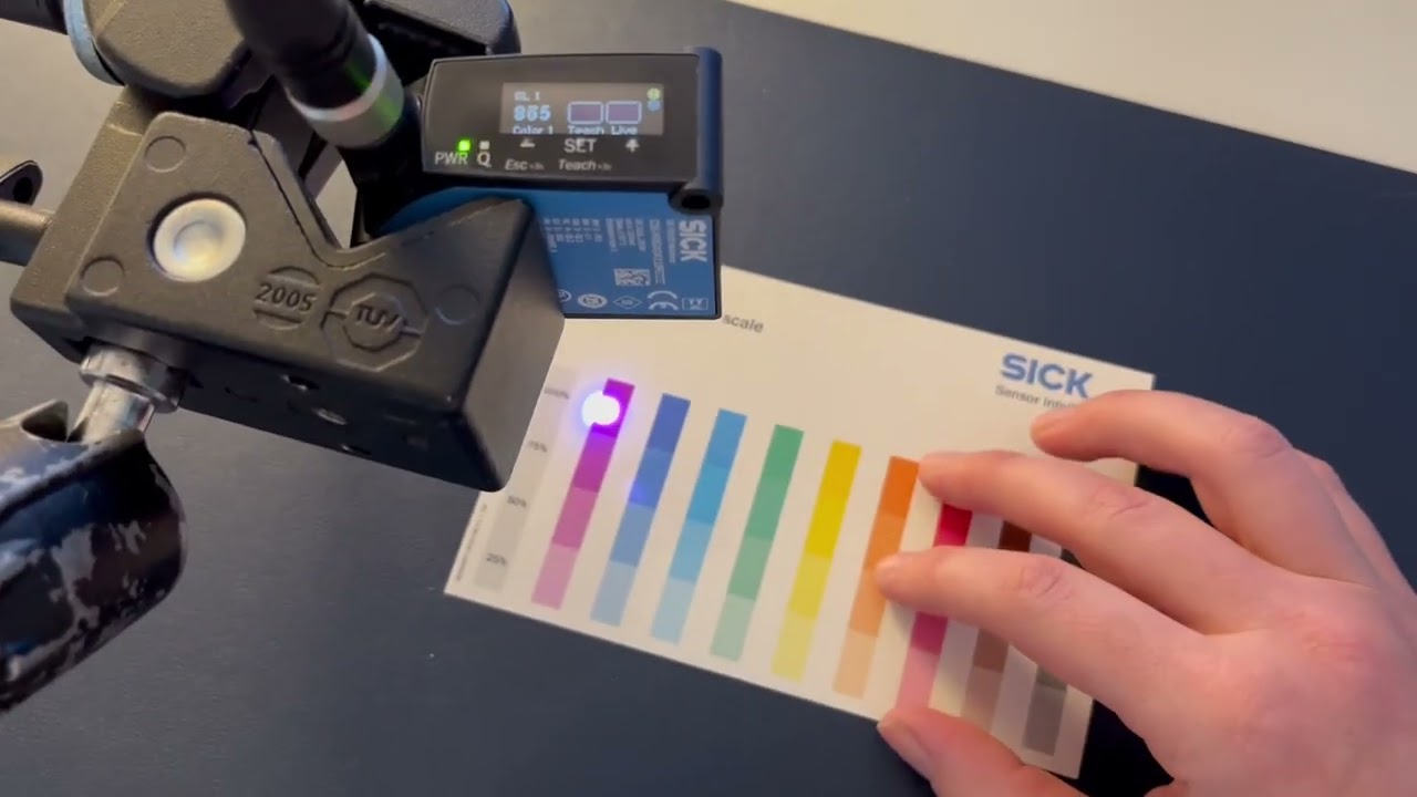 SICK CSS High Resolution Color Sensor Demonstration
