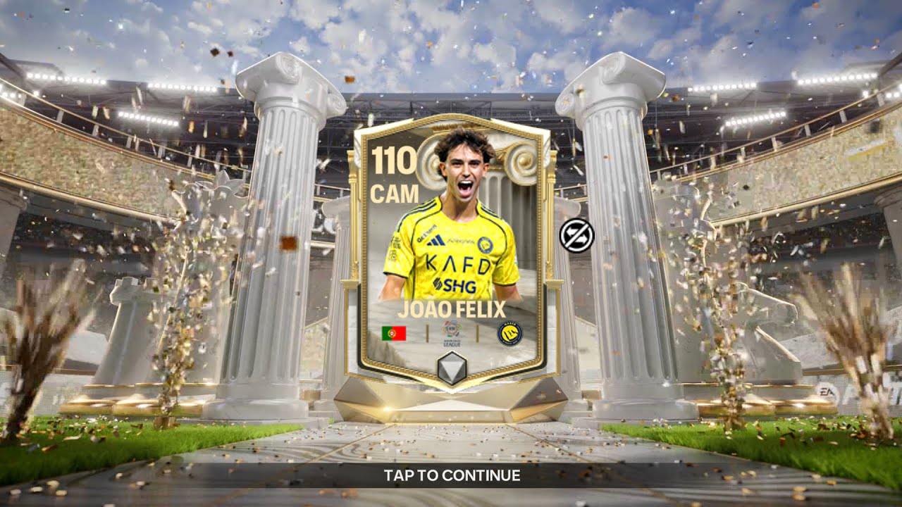 Tried my luck in Extra Time pick and got 110 rated Joao Felix in FC mobile 2026!!! Fifa mobile!!!