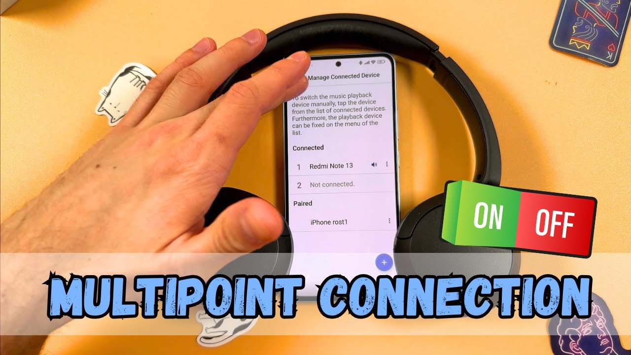 How to Enable or Disable Multipoint Connection on Sony WH-CH520