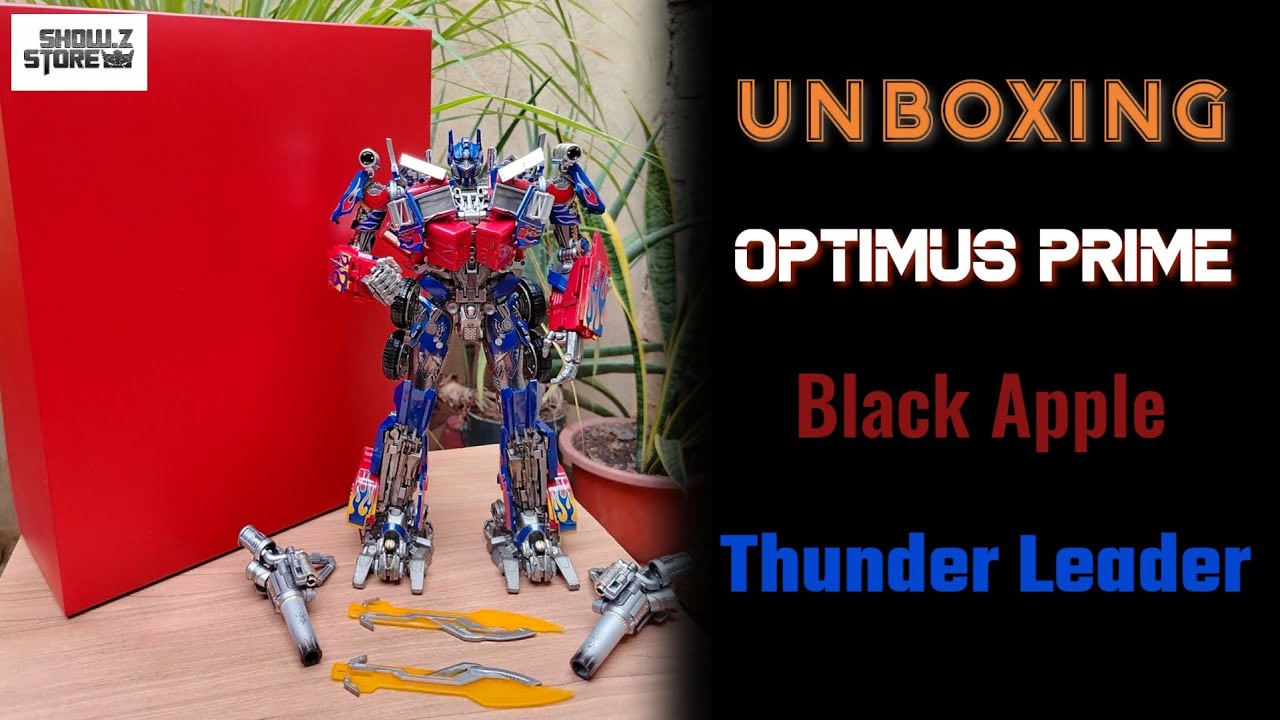 UNBOXING Transformers OPTIMUS PRIME Black Apple/WeiJiang Thunder Leader MPM
