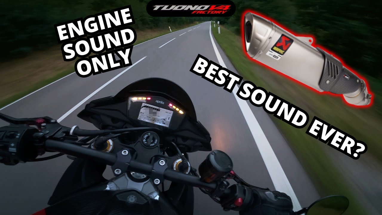 Aprilia Tuono V4 1100 Factory Sound with Akrapovic Exhaust [RAW POV]