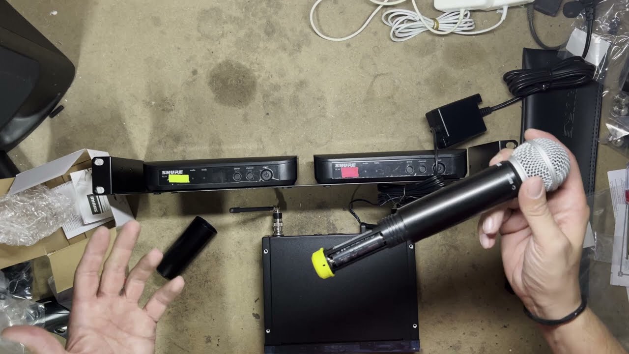 Shure BLX24R SM58 Vs BLX24 SM58 unboxing desempaquetado comparacion review castellaño español