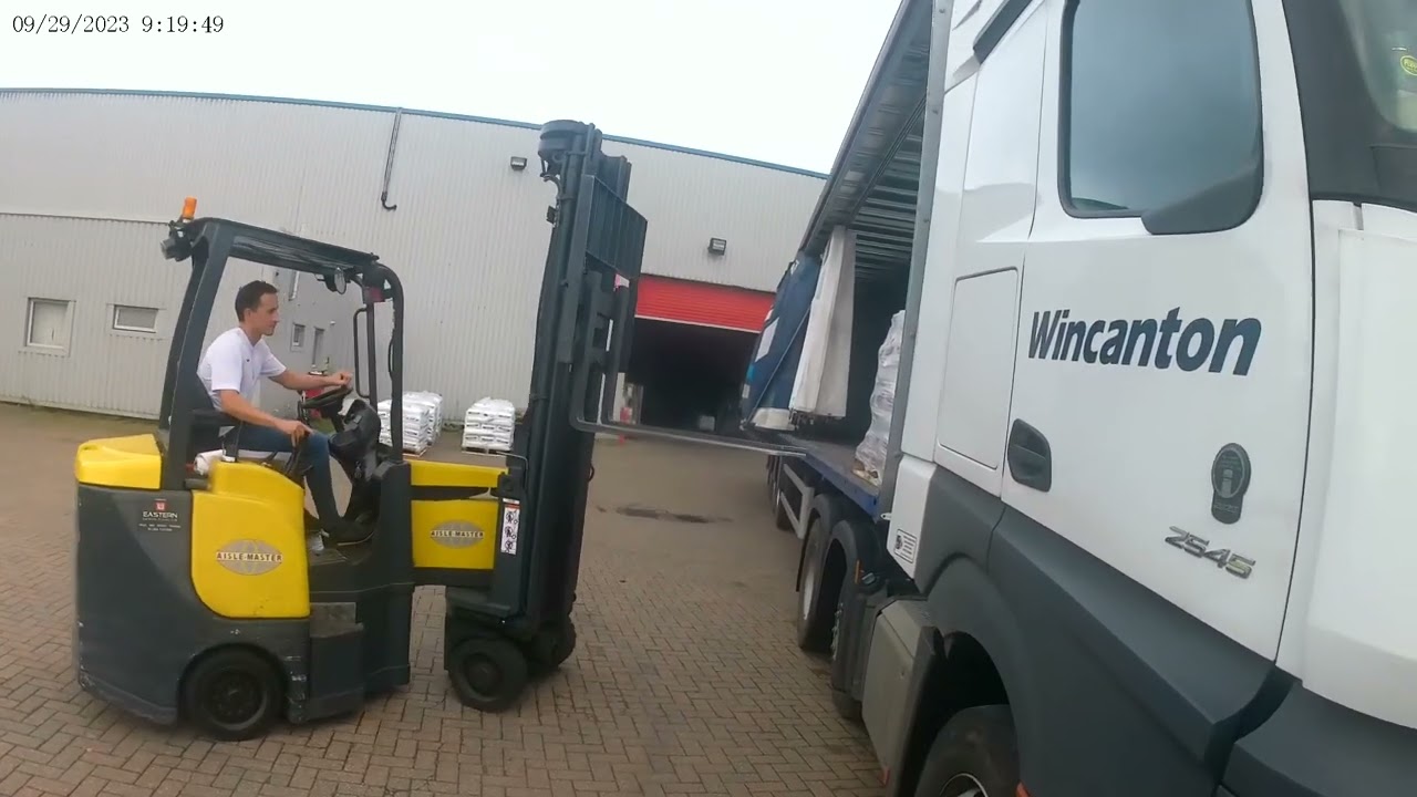 Delivery for the polar bear at jimmy’s farm and wildlife park