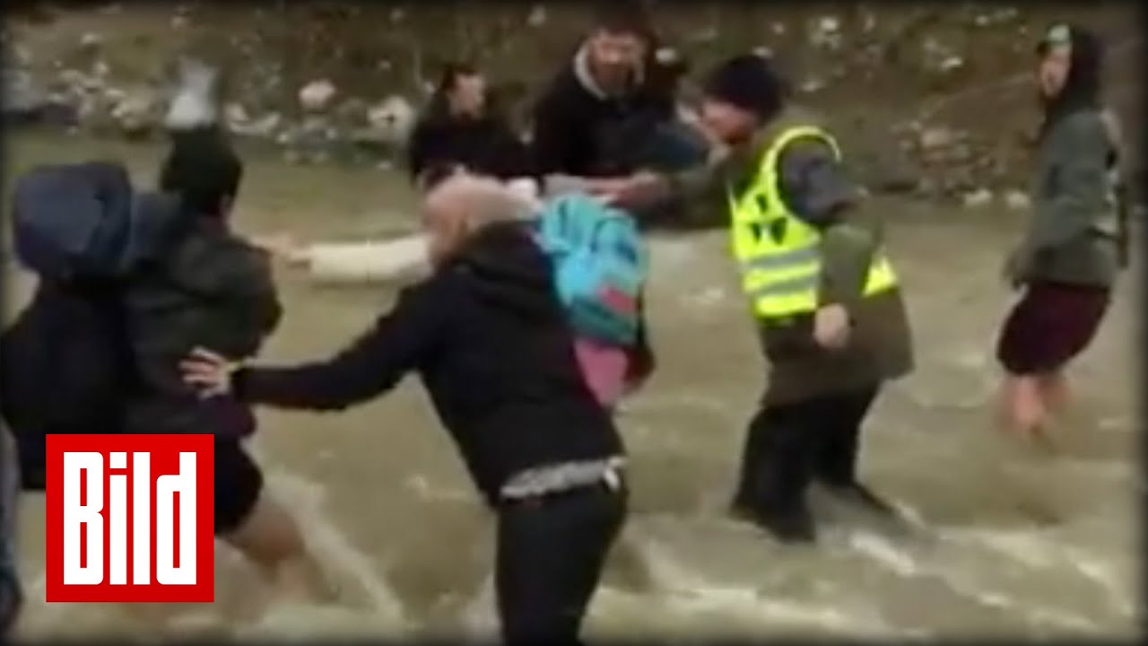 Tausende flüchten aus Idomeni - Dramatische Szenen an Grenzfluss