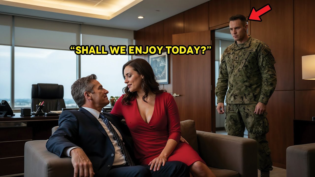 I Came Home From Deployment to Surprise My Wife at Her Office — She Was Sitting on Her Boss' Lap