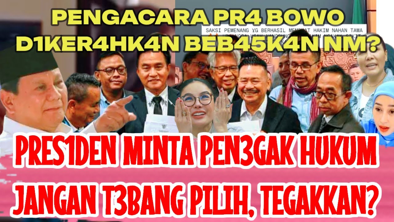 PRES1 DÈN BERT1ND4K,  NIKITA MIRZANI BEB45❓️ REZA NEPOS TERDESAK❓️