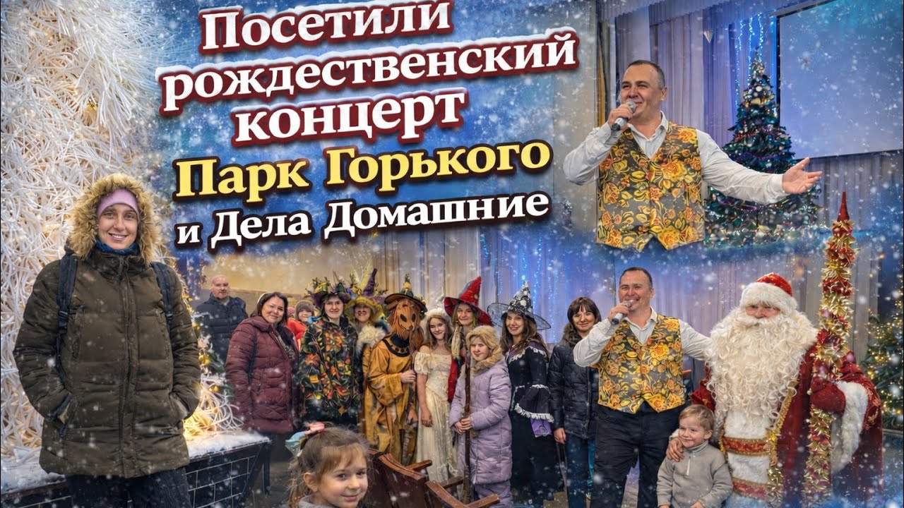 Концерт на крещение/парк горько/домашние дела
