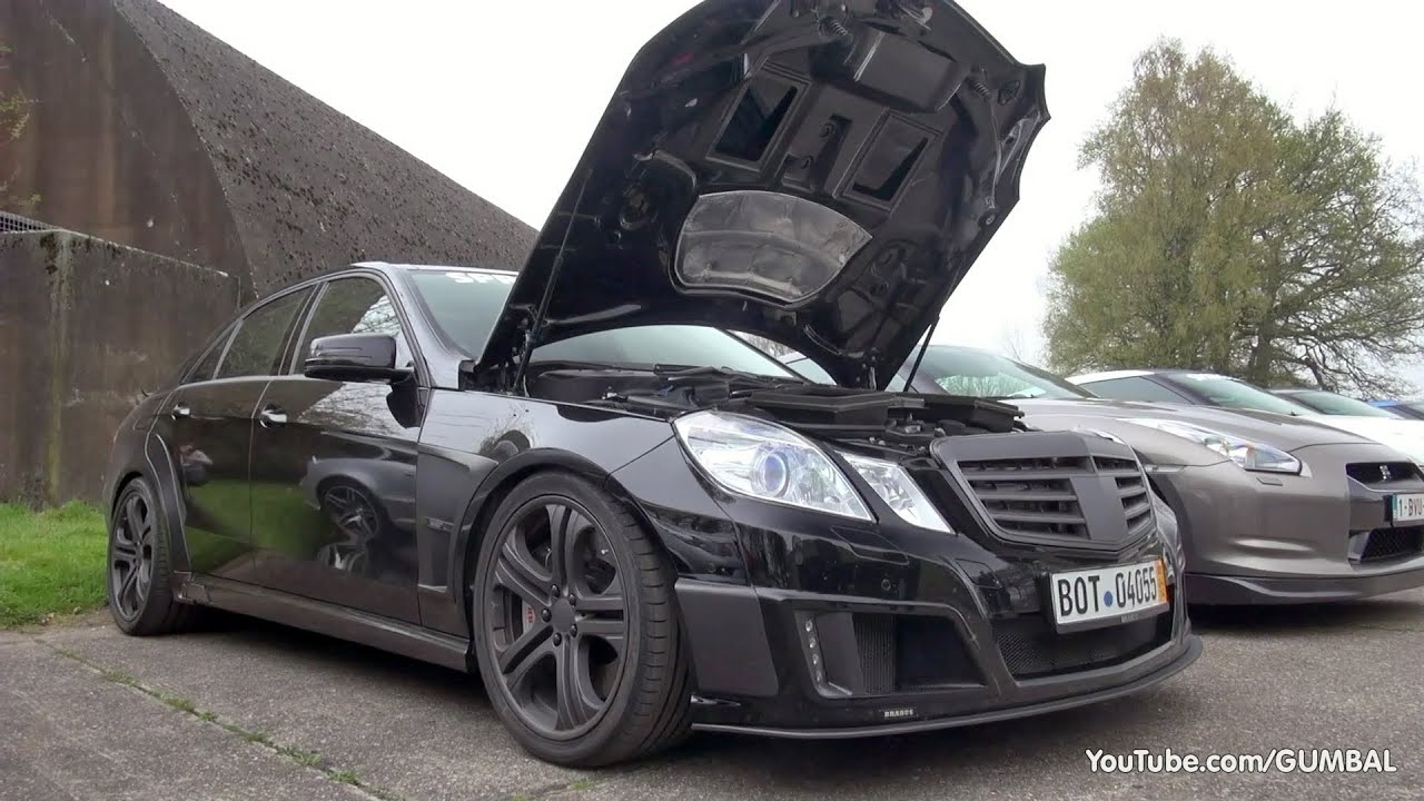 BRABUS E V12 Sedan 800HP - Revs & Dragraces!