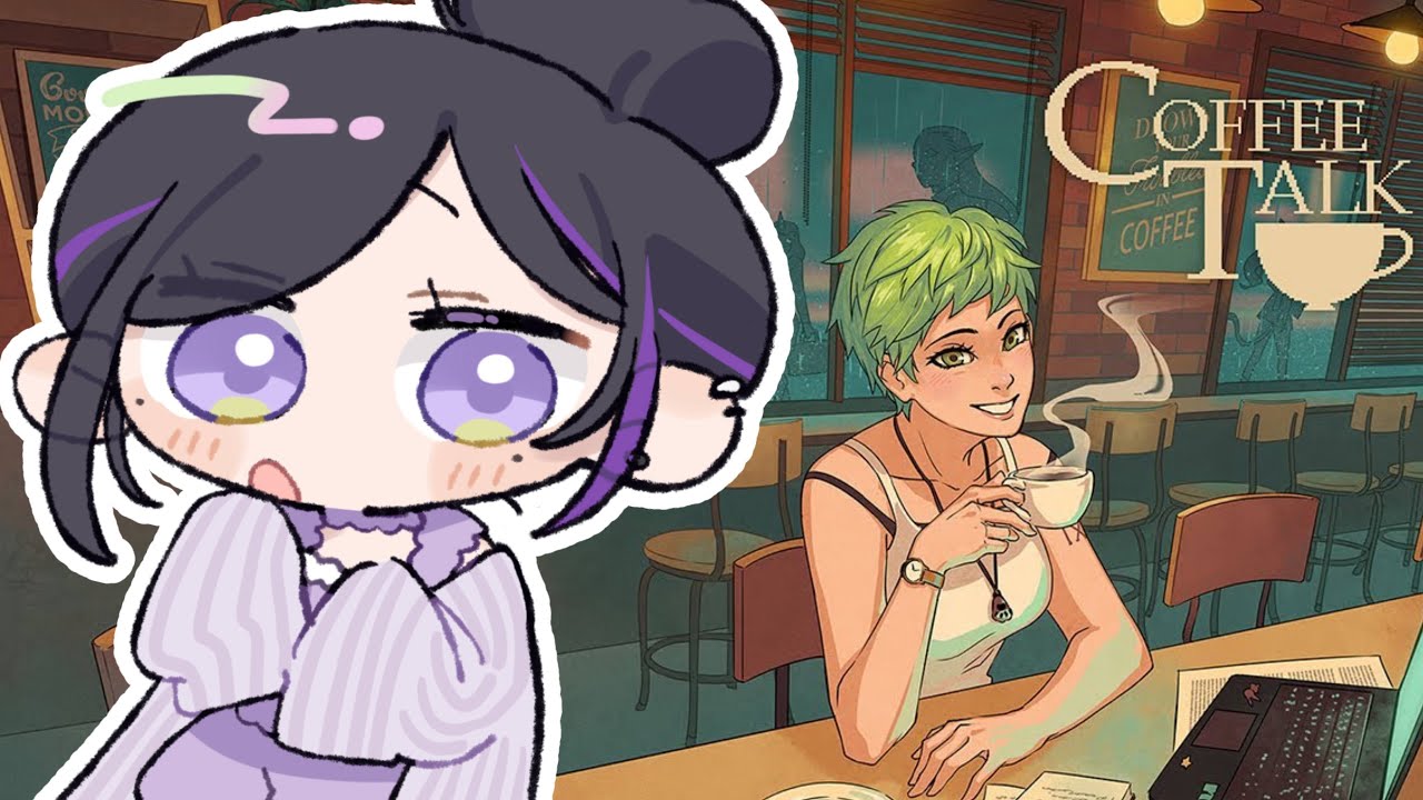 【 寝落ち◎ 】眠れるゆったり配信🥱・・・コーヒートーク / Coffee Talkを静かにプレイ☕【倫理/#Vtuber】
