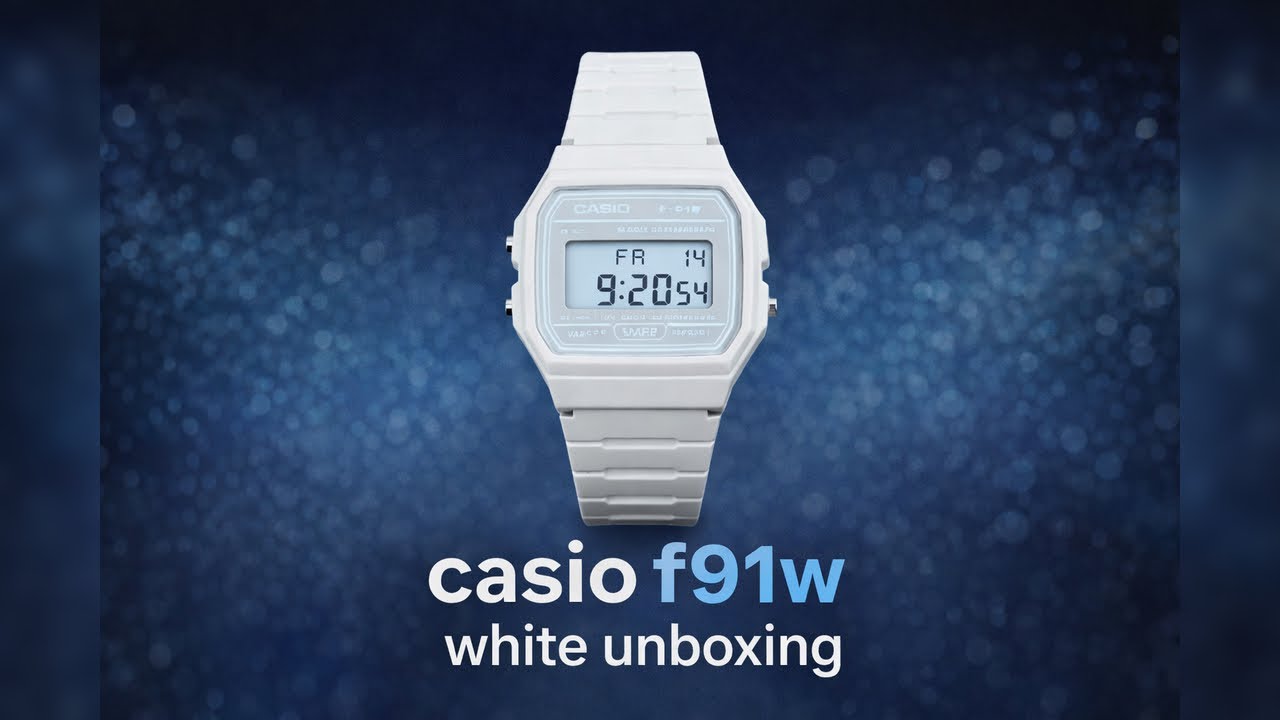 Casio F-91W White Unboxing